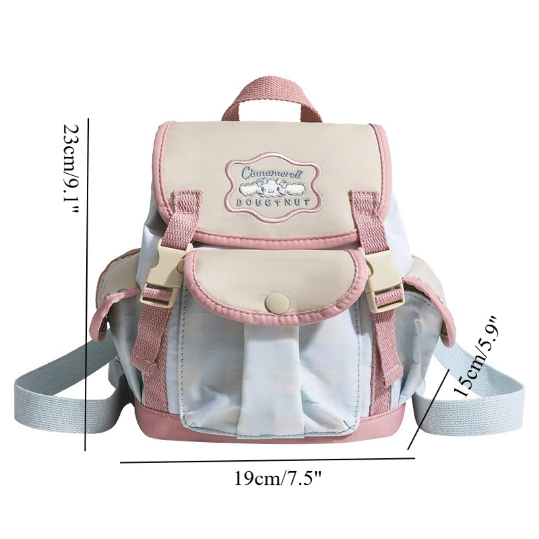 Cute Embroidered Backpack for Girls – Large Capacity School Bag