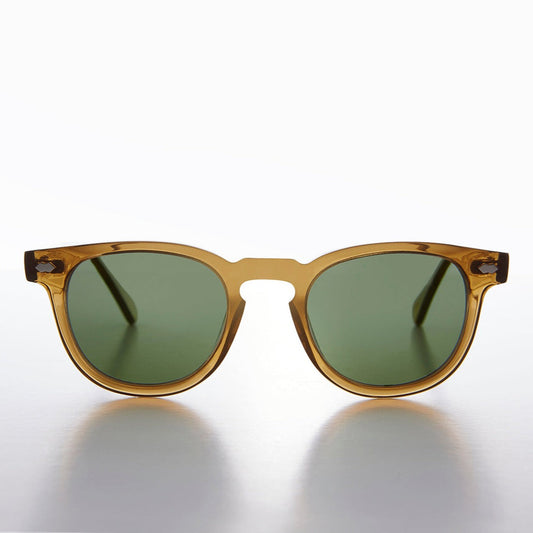 Amber Polarized Square Sunglass