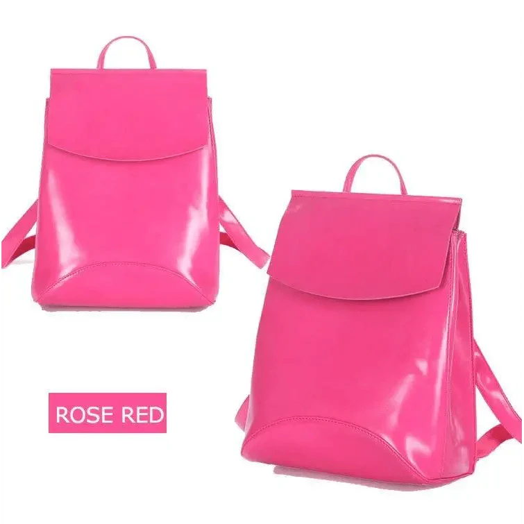 High-Quality Leather Backpack for Women and Teenage Girls