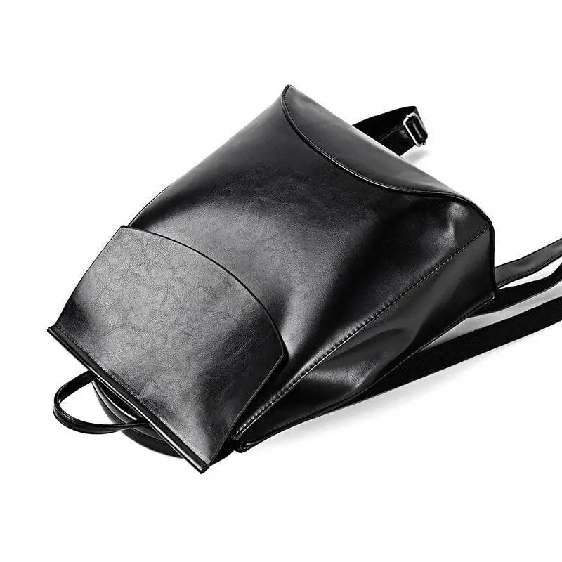 High-Quality Leather Backpack for Women and Teenage Girls