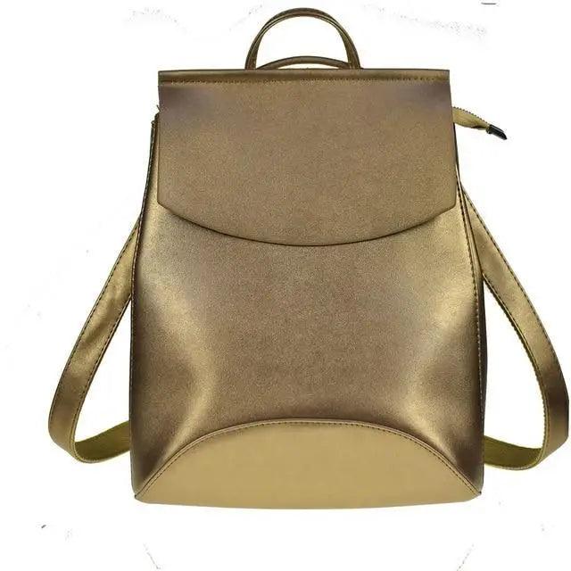 High-Quality Leather Backpack for Women and Teenage Girls