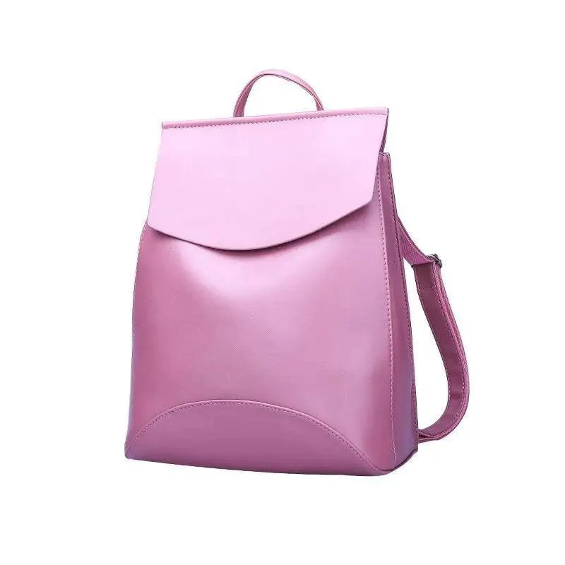 High-Quality Leather Backpack for Women and Teenage Girls