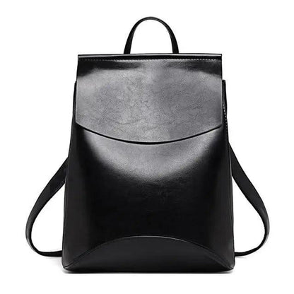 High-Quality Leather Backpack for Women and Teenage Girls