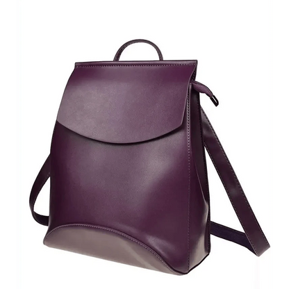High-Quality Leather Backpack for Women and Teenage Girls