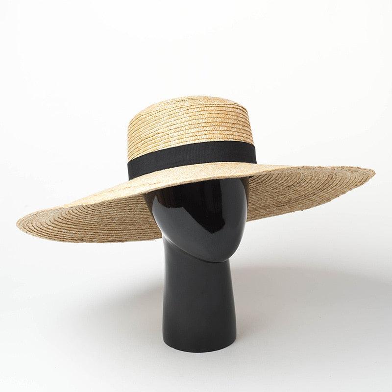 Oversized Summer Straw Hat for Women with Large Brim