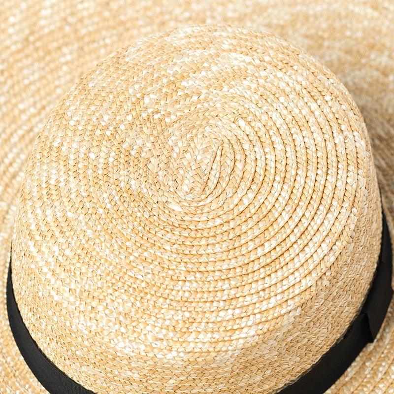 Oversized Summer Straw Hat for Women with Large Brim