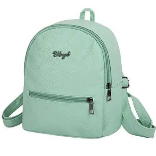Simple Stylish Mini Solid Backpack for Women and Girls