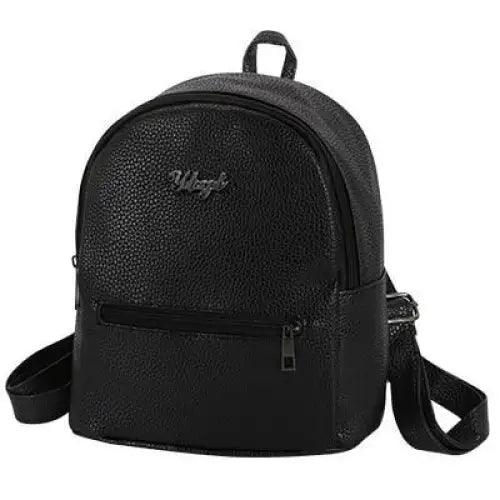 Simple Stylish Mini Solid Backpack for Women and Girls