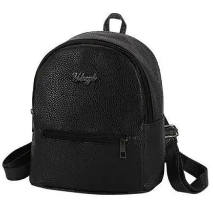 Simple Stylish Mini Solid Backpack for Women and Girls