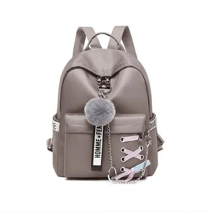 Vintage Waterproof Shoulder Backpack for Teenage Girls and Ladies