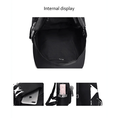 Vintage Waterproof Shoulder Backpack for Teenage Girls and Ladies