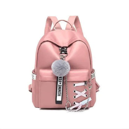 Vintage Waterproof Shoulder Backpack for Teenage Girls and Ladies