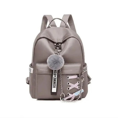 Vintage Waterproof Shoulder Backpack for Teenage Girls and Ladies